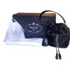 Prada Re-Nylon/Leather Black Tassel Drawstring Bucket Bag