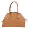 Prada Medium Caramel Brown Safiano Calf Leather Handbag