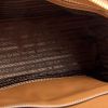Prada Medium Caramel Brown Safiano Calf Leather Handbag