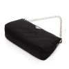 Prada Black Crossbody Bag w/ a Chain in Quilted Tessuto Nylon