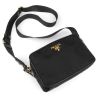 Prada Crossbody Bag in Luxurious Tessuto Nylon - Classic Black