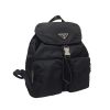 Prada “Re-Nylon” Small Drawstring Backpack in Nylon - Black