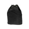 Prada Triangle Drawstring Bucket Bag in Tessuto Nylon - Black