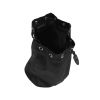 Prada Triangle Drawstring Bucket Bag in Tessuto Nylon - Black