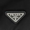 Prada Triangle Drawstring Bucket Bag in Tessuto Nylon - Black