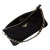 Prada “Re-Edition 1995” Re-Nylon & Gold Chain Black Handbag