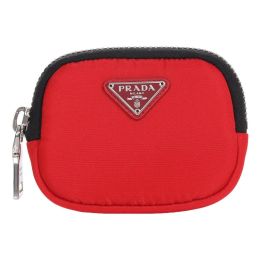 Prada Cargo Mini Pouch in Tessuto Nylon with a Lanyard – Red