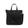 Prada "Re-Nylon" Black Tote Bag in Nylon/Saffiano Calf Leather