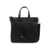 Prada "Re-Edition" Black Tote Bag in Nylon/Saffiano Calf Leather