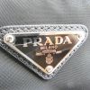 Prada "Re-Nylon" Black Tote Bag in Nylon/Saffiano Calf Leather