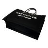 Saint Laurent “Rive Gauche” Canvas w/ Leather Trim Tote Bag