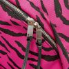 Saint Laurent "Zebra City" Unisex Backpack in Soft Cotton - Pink