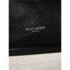 Saint Laurent "Teddy" Drawstring Bucket Bag in Coated Linen