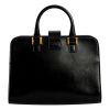 Saint Laurent "Baby Cabas" Handbag in Calf Leather - Black