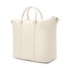 Saint Laurent Tote Bag In Supple Calf Leather - Ivory