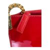 Saint Laurent “Suzanne” Small Hobo Bag in Patent Leather – Red