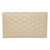 Saint Laurent "Sade" Envelope Clutch in Quilted Calf Leather