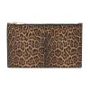 Saint Laurent Small Pouch in Soft Calf Leather - Leopard Print