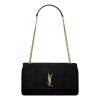 Saint Laurent YSL “Jamie” Quilted Textured Satin Crossbody Bag