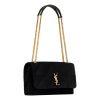 Saint Laurent YSL “Jamie” Quilted Textured Satin Crossbody Bag