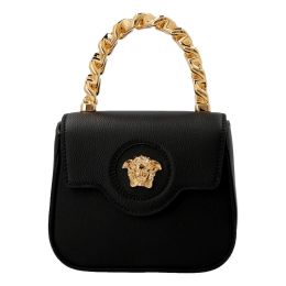 Versace “La Medusa” Vitello Phenix Calf Leather Mini Handbag