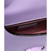 Versace "La Medusa" Lilac Pebbled Calf Leather Mini Hobo Bag