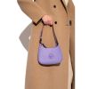 Versace "La Medusa" Lilac Pebbled Calf Leather Mini Hobo Bag