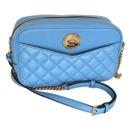 Versace La Medusa Quilted Lambskin Leather Crossbody Bag