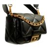 Versace La Medusa Quilted Calf Leather Crossbody Bag