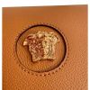 Versace  "La Medusa" Half-Moon Vitello Leather Crossbody Bag