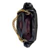Versace La Medusa Chain Handbag in Lambskin Leather - Black