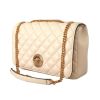 Versace La Medusa Beige Large Quilted Lambskin Shoulder Bag
