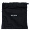 Saint Laurent YSL "Solferino" Quilted Suede Shoulder Bag - Ivory