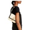 Saint Laurent YSL "Solferino" Quilted Suede Shoulder Bag - Ivory
