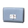 Fendi Men’s Micro Trifold Wallet in Supple Selleria Calf Leather