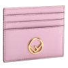 Fendi “F” Logo Pocket-Size Card Case/Wallet in Calf Leather