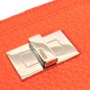 Fendi “Peekaboo” Vitello Grained Calf Leather Card Case Wallet