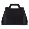 Ferragamo “Wanda” Top Handle Handbag in Patent Leather