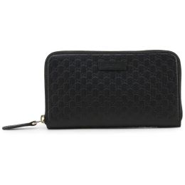 Gucci Micro Guccissima GG Continental Wallet in Calf Leather (Please choose color: Classic Black)