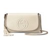 Gucci "Soho Disco" GG Chain Crossbody Bag in Calf Leather