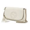 Gucci "Soho Disco" GG Chain Crossbody Bag in Calf Leather