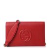 Gucci “Soho” Wallet/Crossbody Bag in Textured Calf Leather