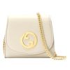 Gucci “Blondie” Medium GG Wallet on a Chain in Calf Leather