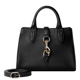 Gucci "Jackie" Small Handbag in Luxurious Calf Leather (Please choose color: Classic Black)