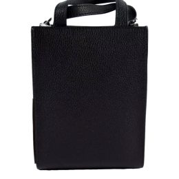 Jimmy Choo Calf Leather Emb. Logo Handbag/Crossbody Bag (Please choose color: Classic Black)
