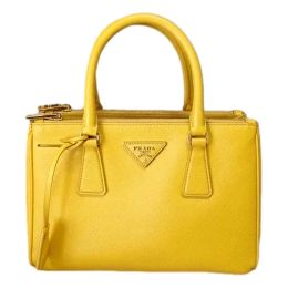 Prada “Galleria” Small Handbag in Lux Soft Safiano Calf Leather (Please choose color: Sole Yellow)