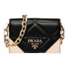 Prada Shoulder Bag in Quilted Napa Calf Leather