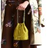 Prada Re-Nylon Drawstring Bucket Bag with Crystal Handle