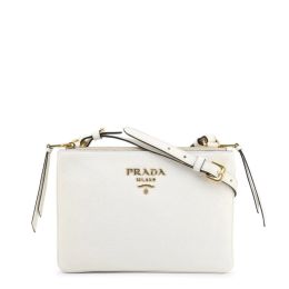 Prada Crossbody Bag in Plush Vitello Phenix Calf Leather (Please choose color: White)