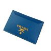Prada Small Card Holder/Wallet in Soft Vitello Move Calf Leather